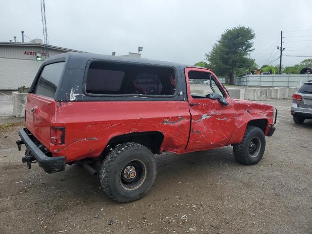 1G8ED18J4GF191971 - 1986 CHEVROLET D10 MILITARY BLAZER RED photo 3