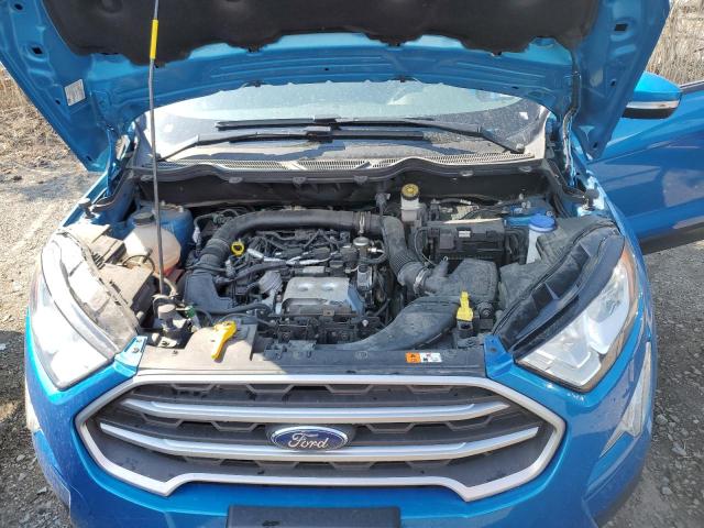 MAJ3P1TE8JC204962 - 2018 FORD ECOSPORT SE BLUE photo 11