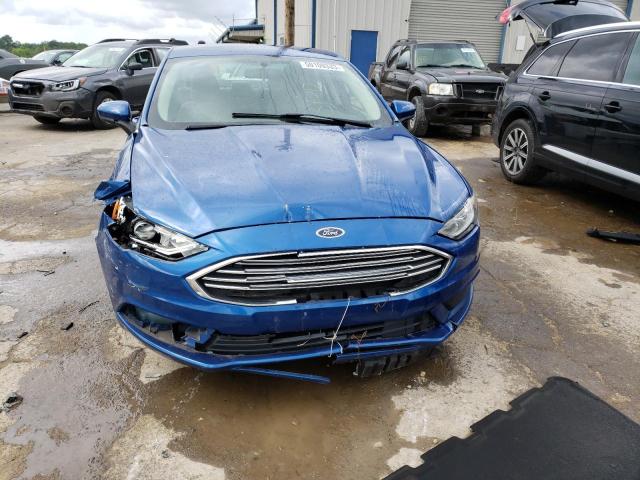 3FA6P0G71HR184584 - 2017 FORD FUSION S BLUE photo 5