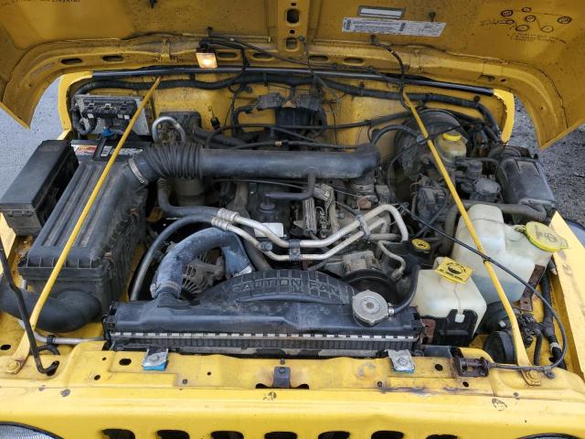 1J4FA49S3YP789437 - 2000 JEEP WRANGLER / SPORT YELLOW photo 11