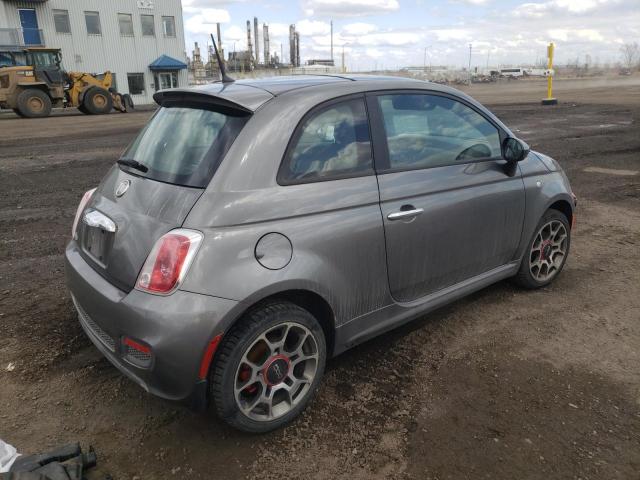 3C3CFFBR8CT114432 - 2012 FIAT 500 SPORT CHARCOAL photo 3