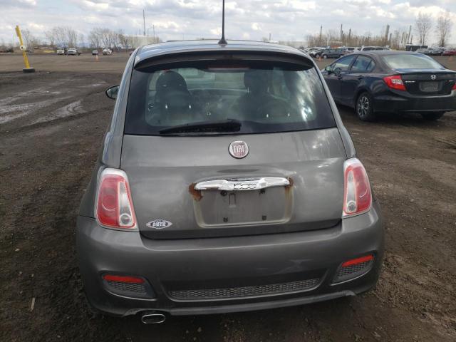 3C3CFFBR8CT114432 - 2012 FIAT 500 SPORT CHARCOAL photo 6