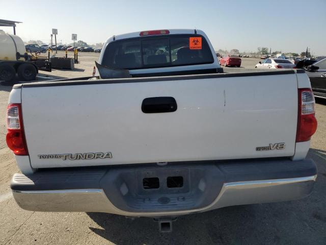 5TBRT34115S458646 - 2005 TOYOTA TUNDRA ACCESS CAB SR5 WHITE photo 6