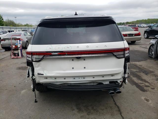 5LM5J7XC7NGL02467 - 2022 LINCOLN AVIATOR RESERVE WHITE photo 6