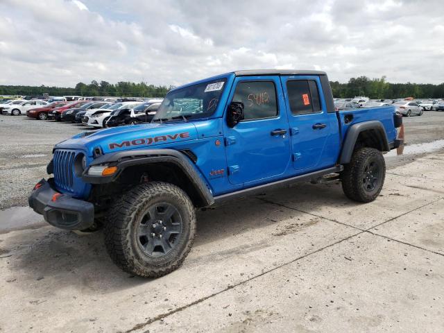 1C6JJTEG1ML586731 - 2021 JEEP GLADIATOR MOJAVE BLUE photo 1