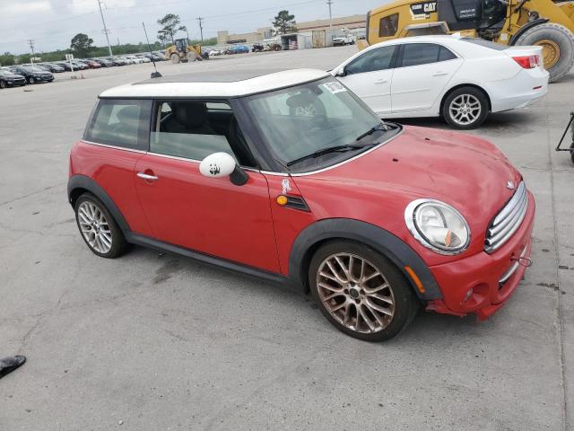 WMWSU3C51DT690302 - 2013 MINI COOPER RED photo 4