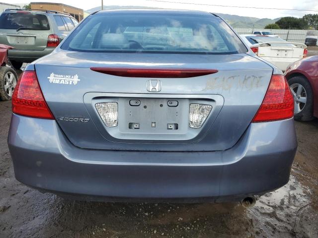 1HGCM56427A126228 - 2007 HONDA ACCORD LX BLUE photo 6