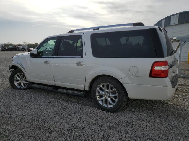 1FMJK2AT7FEF31156 - 2015 FORD EXPEDITION EL LIMITED WHITE photo 2