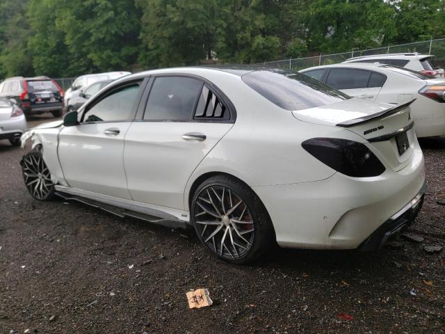 55SWF6EB8GU178531 - 2016 MERCEDES-BENZ C 450 4MATIC AMG WHITE photo 2