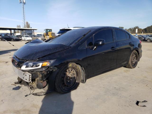 2HGFB6E51CH706424 - 2012 HONDA CIVIC SI BLACK photo 1