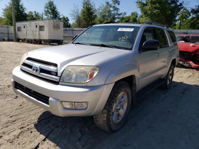 JTEBT14R250056345 - 2005 TOYOTA 4RUNNER SR5 SILVER photo 2