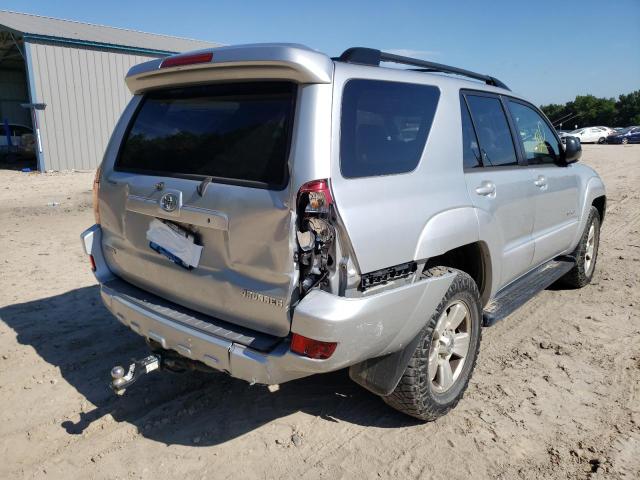 JTEBT14R250056345 - 2005 TOYOTA 4RUNNER SR5 SILVER photo 4