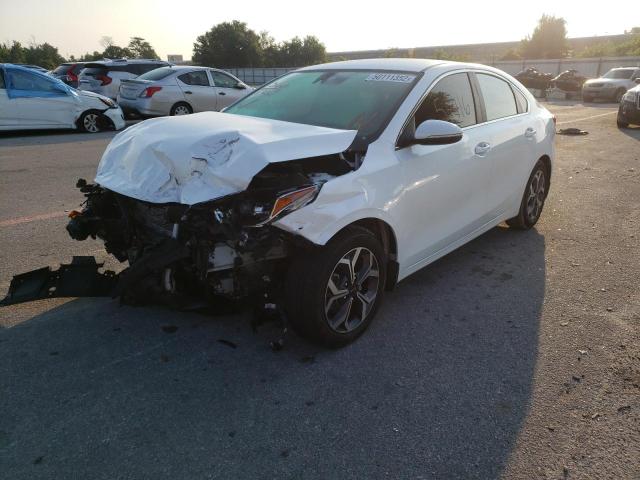 3KPF54AD5KE023983 - 2019 KIA FORTE EX WHITE photo 2