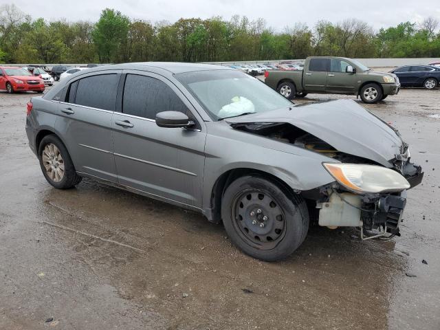 1C3CCBAB7CN215404 - 2012 CHRYSLER 200 LX GRAY photo 4