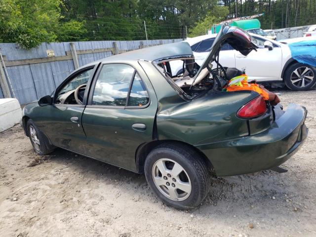 1G1JF524817153937 - 2001 CHEVROLET CAVALIER LS GREEN photo 2