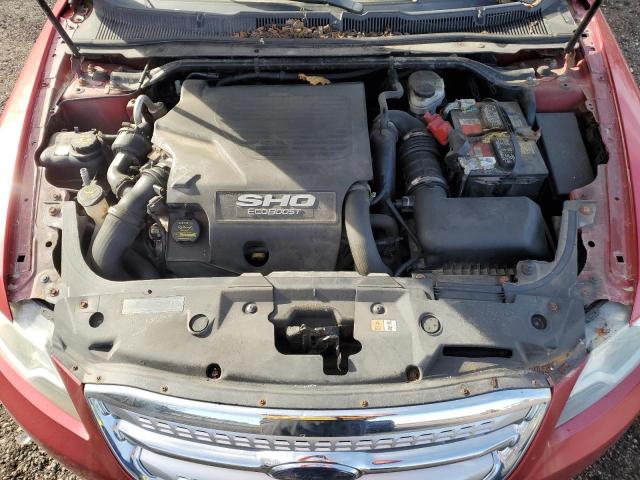 1FAHP2KT1AG115853 - 2010 FORD TAURUS SHO RED photo 11