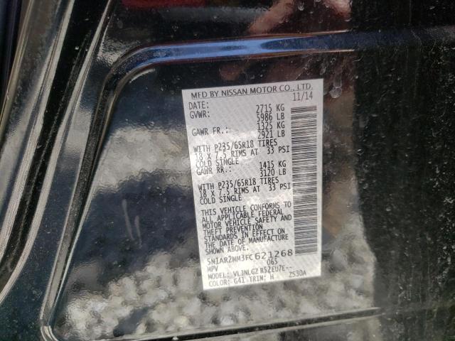 5N1AR2MM3FC621268 - 2015 NISSAN PATHFINDER S Qara foto 13