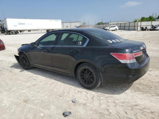 1HGCP2F38CA022253 - 2012 HONDA ACCORD LX BLACK photo 2