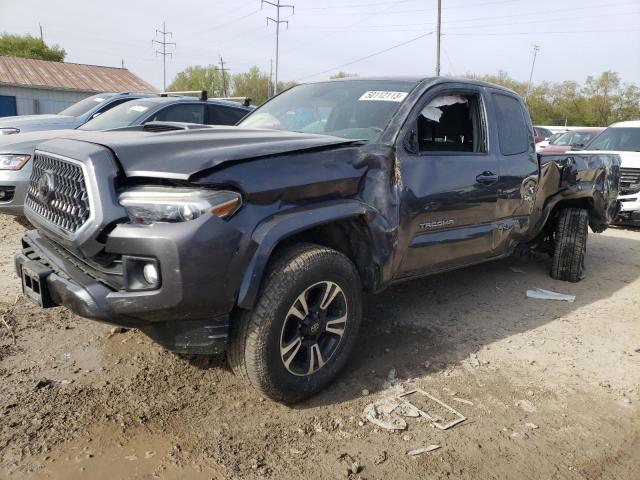 5TFSZ5AN0JX140144 - 2018 TOYOTA TACOMA ACCESS CAB გრაფიტი ფოტო 1