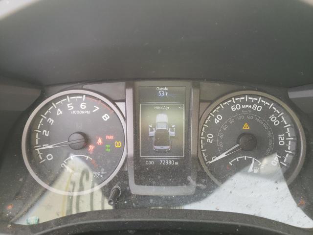 5TFSZ5AN0JX140144 - 2018 TOYOTA TACOMA ACCESS CAB გრაფიტი ფოტო 9