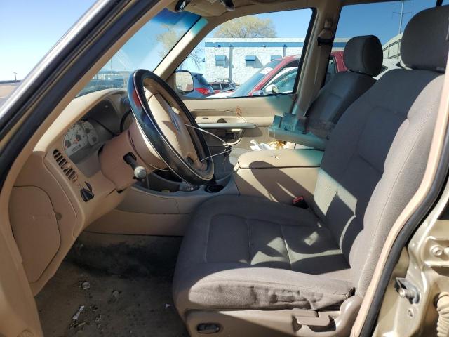 1FMZU77E82UB85444 - 2002 FORD EXPLORER S BEIGE photo 7