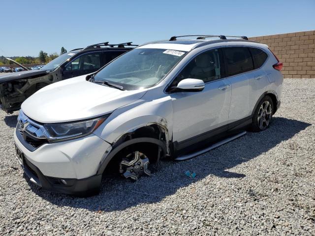 5J6RW1H51KA003623 - 2019 HONDA CR-V EX WHITE photo 1