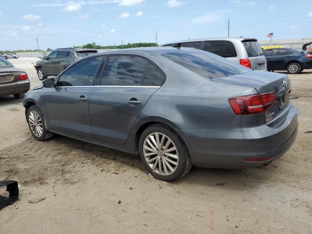 3VWL07AJ6GM336883 - 2016 VOLKSWAGEN JETTA SEL GRAY photo 2