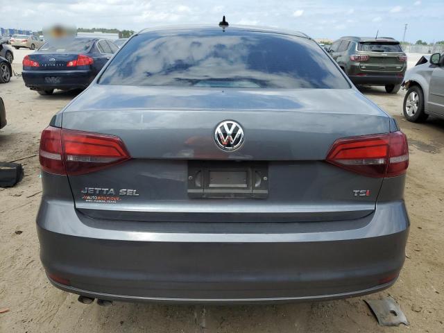 3VWL07AJ6GM336883 - 2016 VOLKSWAGEN JETTA SEL GRAY photo 6