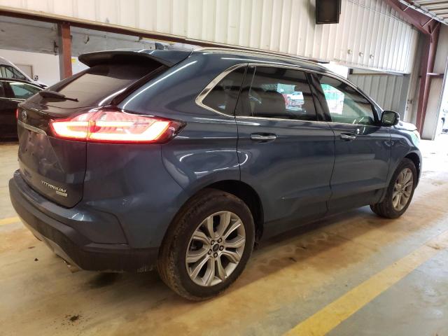 2FMPK3K92KBC43599 - 2019 FORD EDGE TITANIUM BLUE photo 3