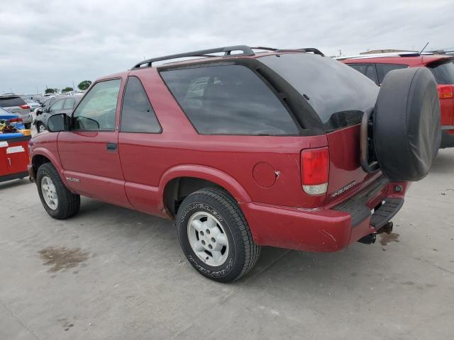 1GNCT18W9XK217474 - 1999 CHEVROLET BLAZER RED photo 2