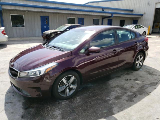 3KPFL4A76JE174071 - 2018 KIA FORTE LX BURGUNDY photo 1