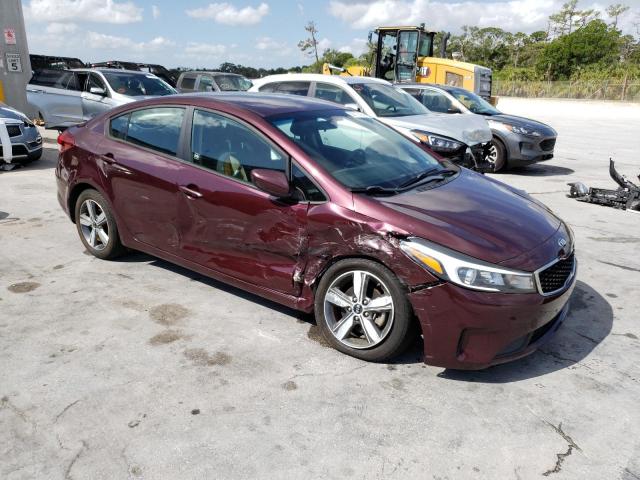 3KPFL4A76JE174071 - 2018 KIA FORTE LX BURGUNDY photo 4