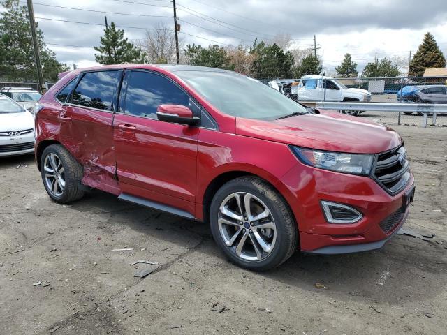 2FMTK4AP7FBC06848 - 2015 FORD EDGE SPORT BURGUNDY photo 4