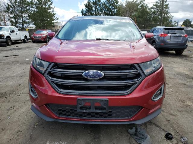 2FMTK4AP7FBC06848 - 2015 FORD EDGE SPORT BURGUNDY photo 5