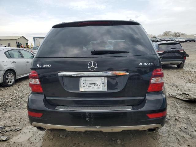 4JGBB8GB2BA657920 - 2011 MERCEDES-BENZ ML 350 4MATIC BLACK photo 6