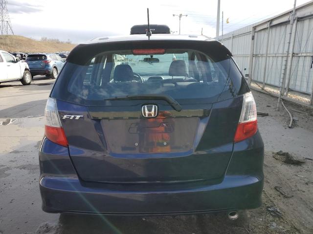 JHMGE88409S073424 - 2009 HONDA FIT SPORT BLUE photo 6