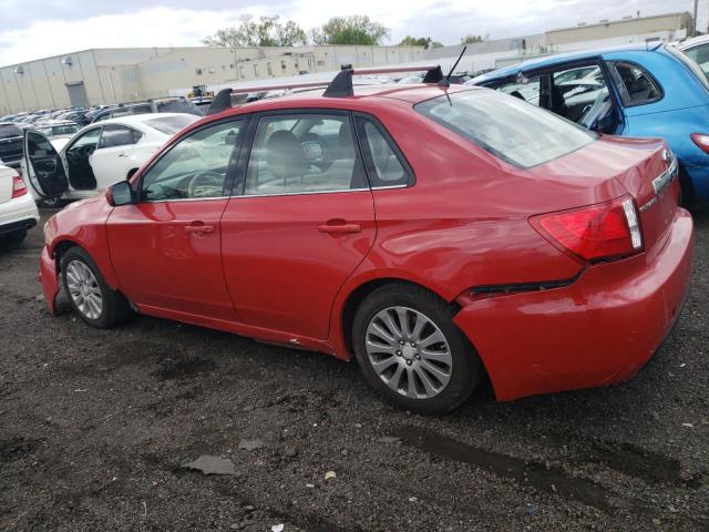 JF1GE61648G527859 - 2008 SUBARU IMPREZA 2.5I RED photo 2