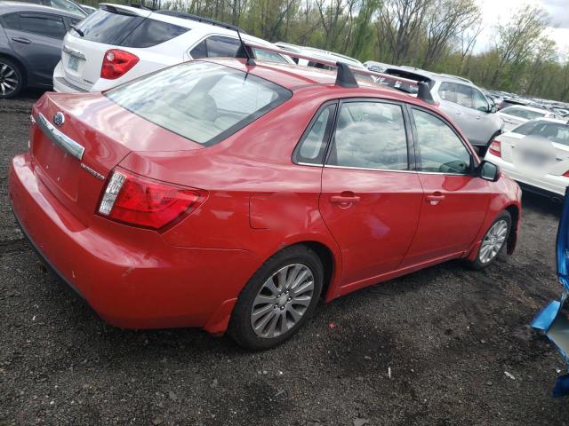 JF1GE61648G527859 - 2008 SUBARU IMPREZA 2.5I RED photo 3