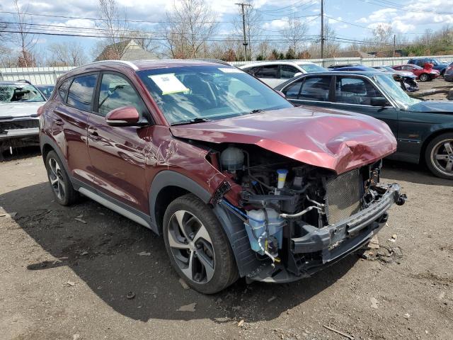 KM8J33A20HU389249 - 2017 HYUNDAI TUCSON LIMITED BURGUNDY photo 4