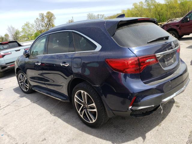 5FRYD4H8XHB018512 - 2017 ACURA MDX ADVANCE BLUE photo 2