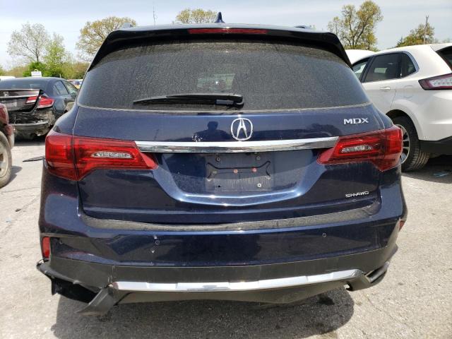 5FRYD4H8XHB018512 - 2017 ACURA MDX ADVANCE BLUE photo 6