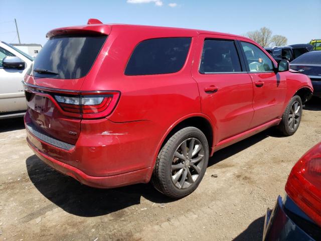 1C4RDJDG0JC126397 - 2018 DODGE DURANGO GT RED photo 3