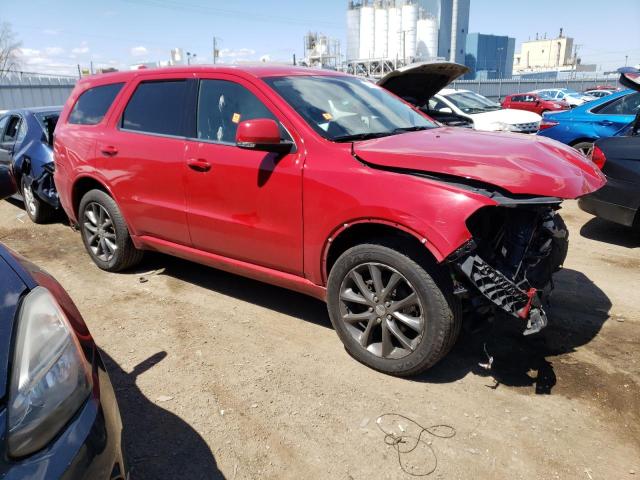 1C4RDJDG0JC126397 - 2018 DODGE DURANGO GT RED photo 4