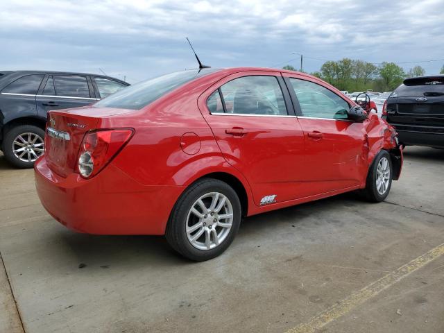 1G1JC5SH8D4134242 - 2013 CHEVROLET SONIC LT RED photo 3