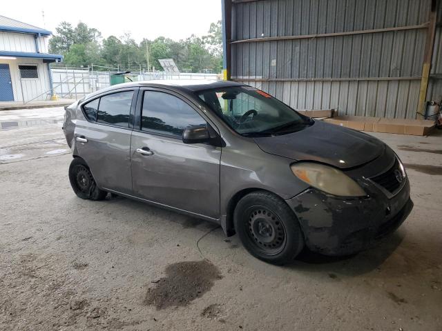 3N1CN7AP4EL828553 - 2014 NISSAN VERSA S GRAY photo 4