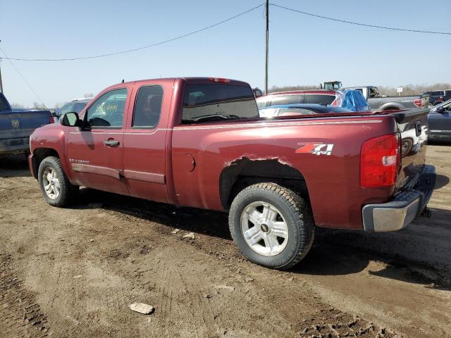 2GCEK190581222879 - 2008 CHEVROLET SILVERADO K1500 BURGUNDY photo 2