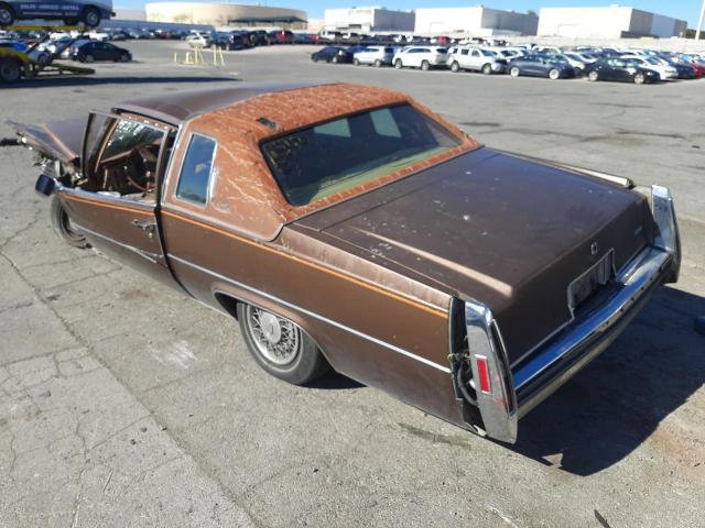 6D47S9C403194 - 1979 CADILLAC DEVILLE BROWN photo 2