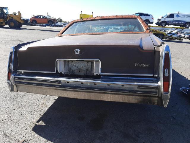 6D47S9C403194 - 1979 CADILLAC DEVILLE BROWN photo 6