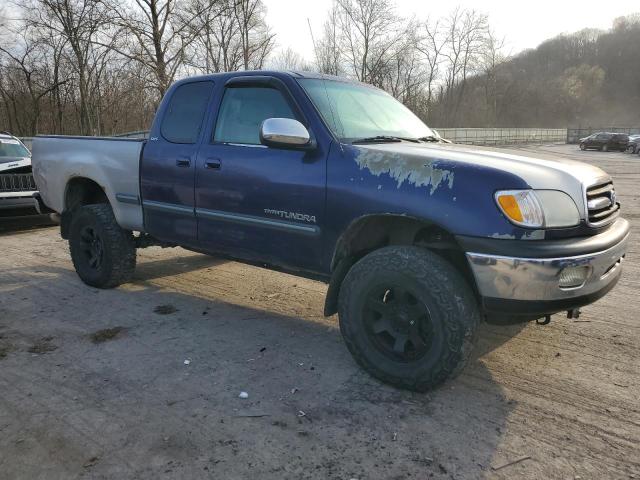 5TBBT4415YS003648 - 2000 TOYOTA TUNDRA ACCESS CAB ლურჯი ფოტო 4
