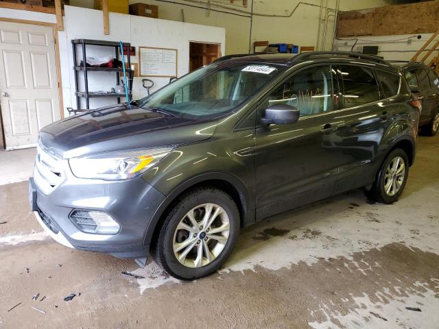 1FMCU9HD6JUC35439 - 2018 FORD ESCAPE SEL GRAY photo 1